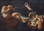 Johann Carl Loth Galatea mit ihren Begleiterinnen vor Polyphem Spain oil painting artist